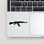 Gun | Premium Quality Matt Vinyl Sticker