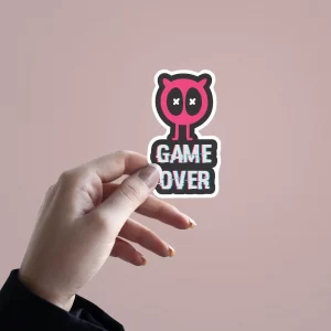 Game Over | Premium Quality Matt Vinyl Sticker