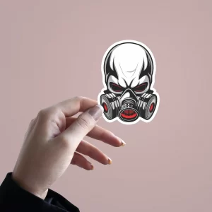 Gas mask | Premium Quality Matt Vinyl Sticker