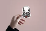 Gas mask | Premium Quality Matt Vinyl Sticker