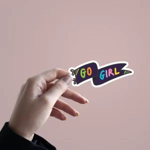 Go Girl | Premium Quality Matt Vinyl Sticker