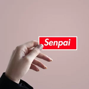 Senpai | Premium Quality Matt Vinyl Sticker