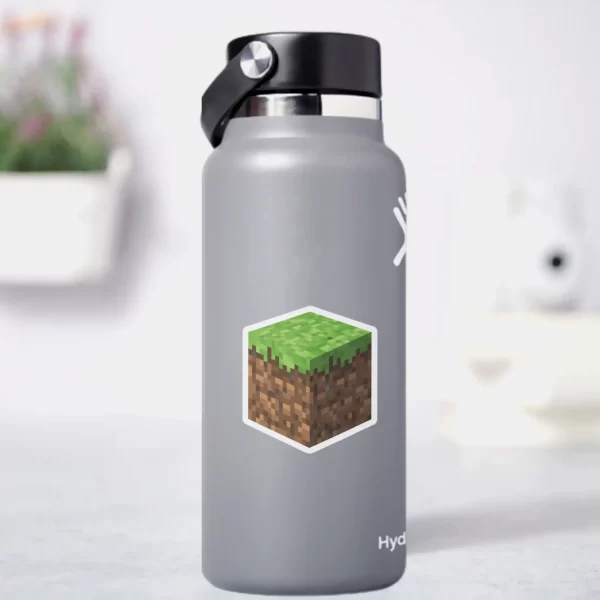 Minecraft Dirt Block | Premium Quality Matt Vinyl Sticker