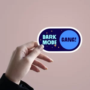 Dark Mode Gang | Premium Quality Matt Vinyl Sticker