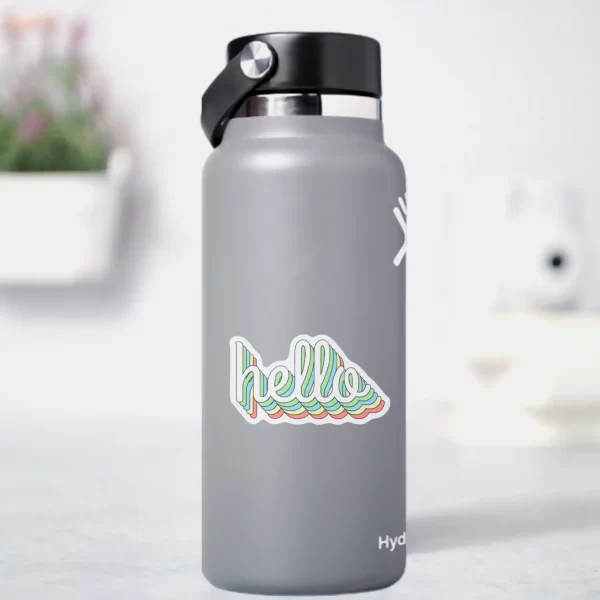 Hello | Premium Quality Matt Vinyl Sticker