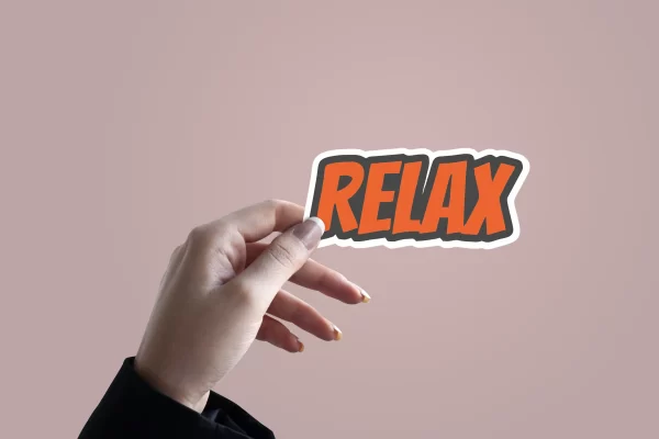 Relax | Premium Quality Matt Vinyl Sticker