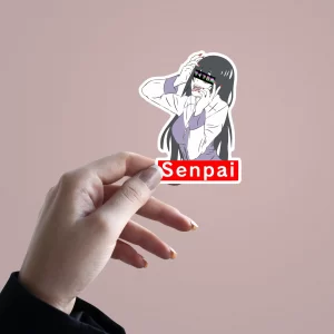 Senpai Girl Hinata | Premium Quality Matt Vinyl Sticker