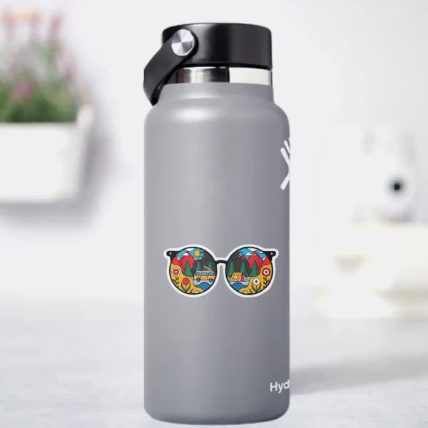 Cool Remix Glasses | Premium Quality Matt Vinyl Sticker