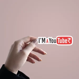 I'm a youtuber