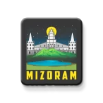 MIZORAM FRIDGE MAGNET | PACK OF 1