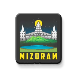 MIZORAM FRIDGE MAGNET | PACK OF 1