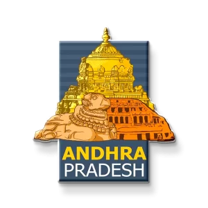 ANDHRA PRADESH FRIDGE MAGNET | PACK OF 1