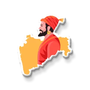 SHIVAJI MAHARAJ FRIDGE MAGNET | PACK OF 1