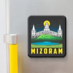 MIZORAM FRIDGE MAGNET | PACK OF 1