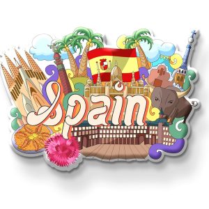 SPAIN FRIDGE MAGNET | PACK OF 1