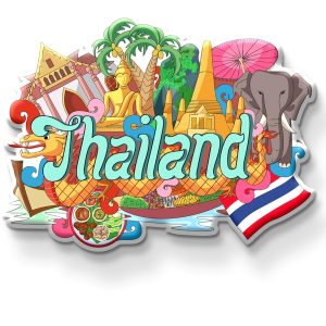 Thailand FRIDGE MAGNET | PACK OF 1