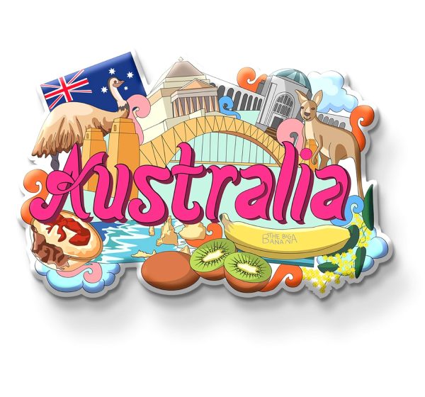 AUSTRALIA FRIDGE MAGNET | PACK OF 1