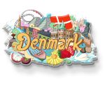 DENMARK FRIDGE MAGNET | PACK OF 1