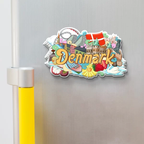 DENMARK FRIDGE MAGNET | PACK OF 1